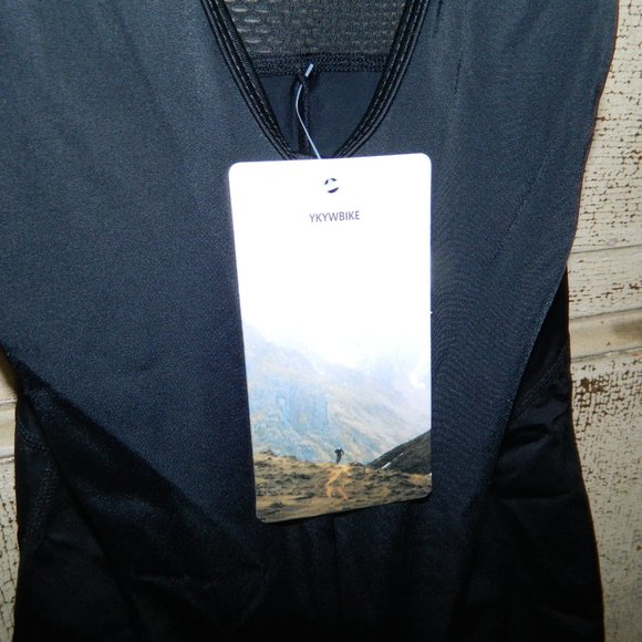 YKYWBIKE Men's Cycling Bib Pants Padded Biking Quick-Drying Lightweight M - Picture 2 of 7